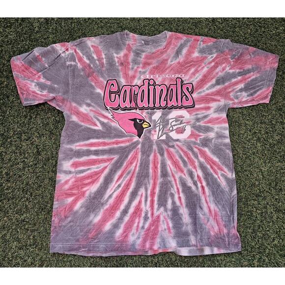 Vintage Arizona Cardinals Jake Plummer NFL QB Club Sz XL Tie-Dye "Snake" #16 - Picture 1 of 7